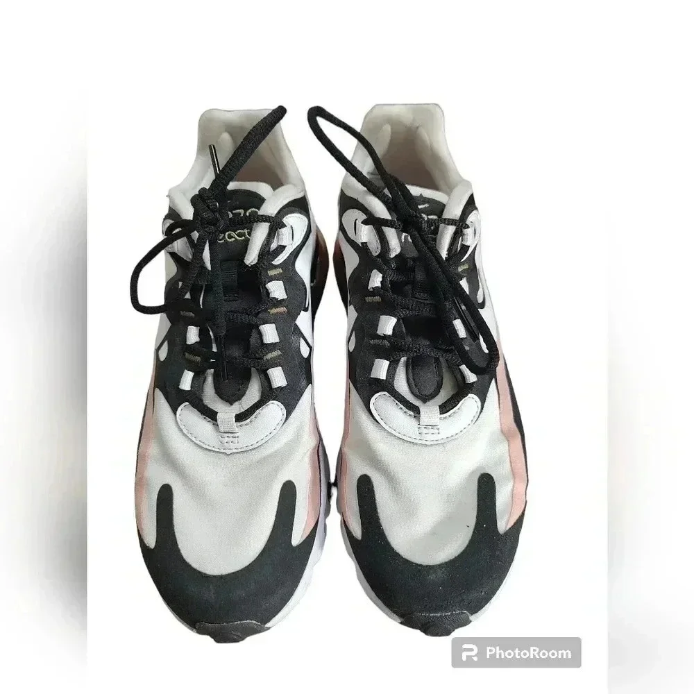 Womens Nike Air 270 React Size 7 Bleached Coral - Picture 2 of 4